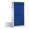 C+P Aktenschrank Acurado mit Drehtüren, innen 30 Gefache, H1950xB930xT400mm Front Lapisblau Korpus Lichtgrau