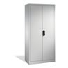 C+P Akten-Garderobenschrank Acurado mit Drehtüren, H1950xB930xT400mm Weißaluminium