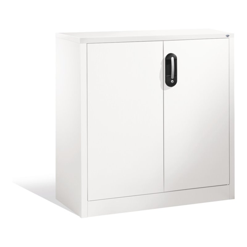 C+P Akten-Sideboard Acurado mit Drehtüren, 2 Ordnerhöhen, H1000xB930xT400mm Front Reinweiß Korpus Reinweiß