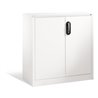 C+P Akten-Sideboard Acurado mit Drehtüren, 2 Ordnerhöhen, H1000xB930xT400mm Front Reinweiß Korpus Reinweiß