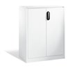 C+P Akten-Sideboard Acurado mit Drehtüren, 3 Ordnerhöhen, H1200xB930xT400mm Front Reinweiß Korpus Reinweiß