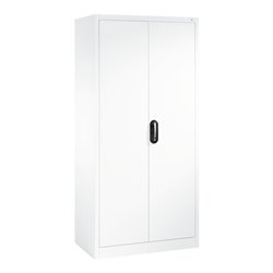 C+P Aktenschrank Acurado mit Drehtüren, 5 Ordnerhöhen, H1950xB930xT500mm Front Reinweiß Korpus Reinweiß