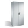 C+P Akten-Garderobenschrank Acurado mit Drehtüren, H1950xB930xT500mm Weißaluminium