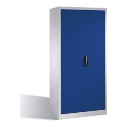 C+P Aktenschrank Acurado mit Drehtüren, innen 6 Pendelstangen, H1950xB930xT500mm Farbe Front Lapisblau