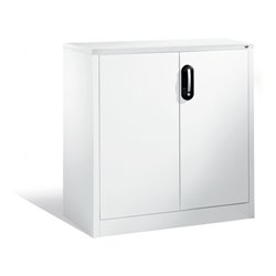 C+P Akten-Sideboard Acurado mit Drehtüren, 2 Ordnerhöhen, H1000xB930xT500mm Front Reinweiß Korpus Reinweiß
