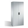 C+P Aktenschrank Acurado mit Drehtüren, innen 6 Pendelstangen, H1950xB930xT500mm Front Weißaluminium