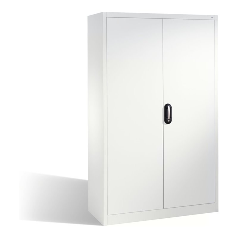 C+P Aktenschrank Acurado mit Drehtüren, 5 Ordnerhöhen, H1950xB1200xT400mm Front Reinweiß Korpus Reinweiß