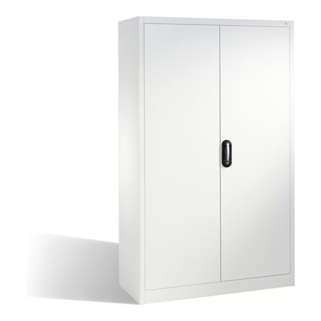 C+P Aktenschrank Acurado mit Drehtüren, 5 Ordnerhöhen, H1950xB1200xT400mm Front Reinweiß Korpus Reinweiß