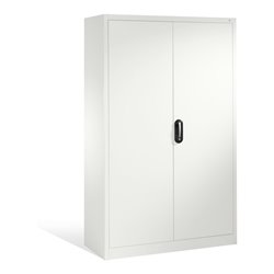 C+P Aktenschrank Acurado mit Drehtüren, 5 Ordnerhöhen, H1950xB1200xT500mm Front Reinweiß Korpus Reinweiß