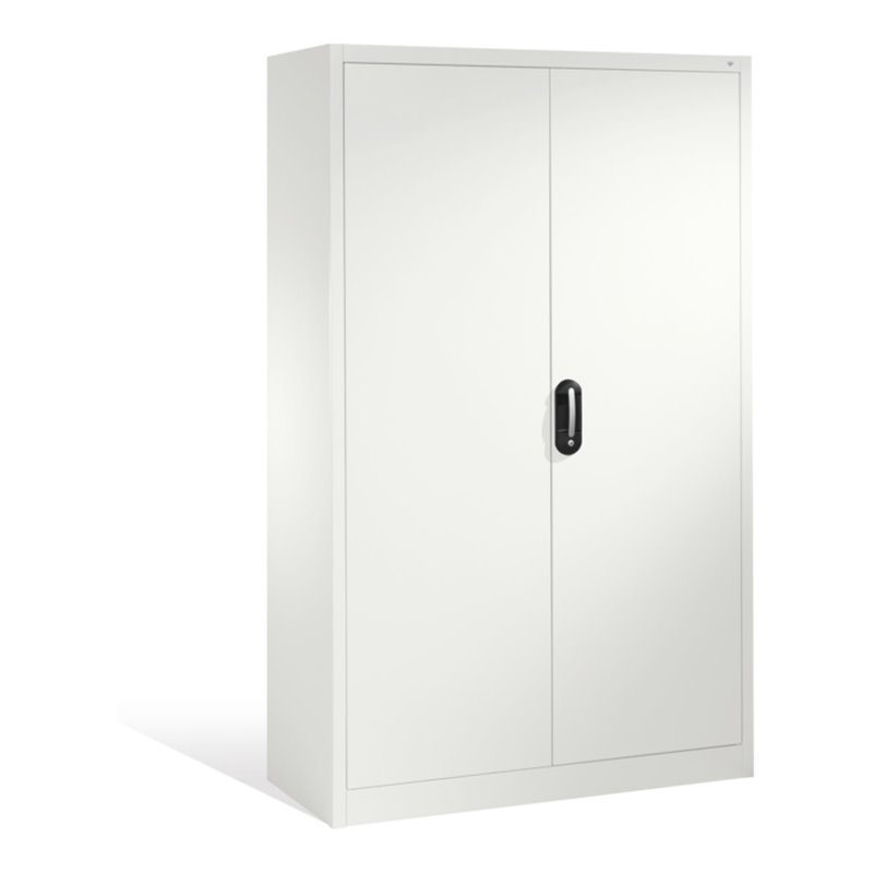 C+P Aktenschrank Acurado mit Drehtüren, 5 Ordnerhöhen, H1950xB1200xT500mm Front Reinweiß Korpus Reinweiß