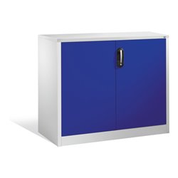 C+P Akten-Sideboard Acurado mit Drehtüren, 2 Ordnerhöhen, H1000xB1200xT500mm Front Lapisblau Korpus Lichtgrau