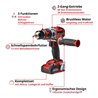Einhell Professional Akku-Schlagbohrschrauber TE-CD 18 Li-i BL (2x2,0Ah)