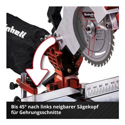 Einhell Akku-Kappsäge TE-MS 18/210 Li-Solo