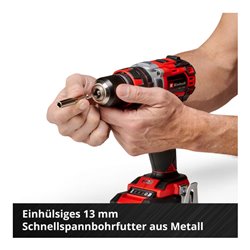 Einhell Professional Akku-Schlagbohrschrauber TE-CD 18/50 Li-i BL (2x2,0Ah)