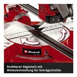 Einhell Akku-Zug-Kapp-Gehrungssäge TE-SM 36/210 Li - Solo