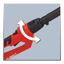 Einhell El. Stab-Heckenschere / -Säge GC-HC 9024 T