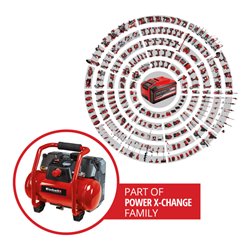 Einhell Akku-Kompressor TE-AC 36/6/8 Li OF Set-Solo