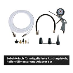 Einhell Akku-Kompressor TE-AC 36/6/8 Li OF Set-Solo