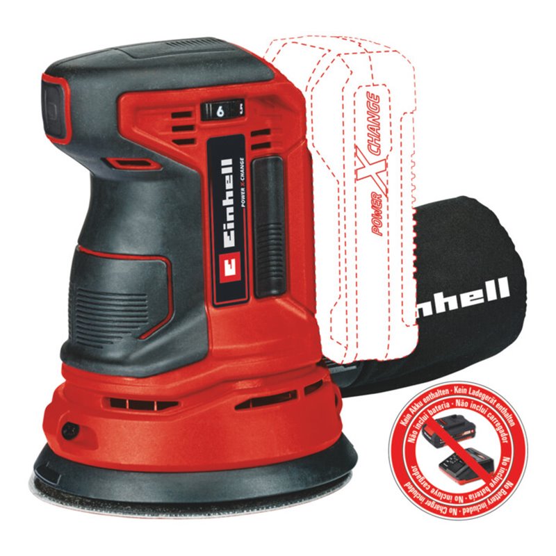 Einhell Akku-Exzenterschleifer TE-RS 18 Li-Solo