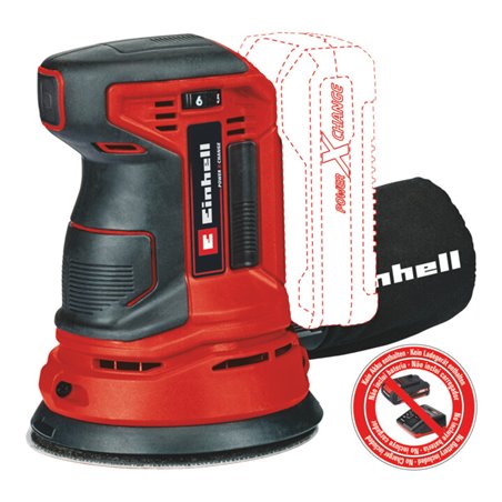 Einhell Akku-Exzenterschleifer TE-RS 18 Li-Solo