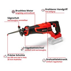 Einhell Professional Akku-Universalsäge TE-AP 18/28 Li BL - Solo