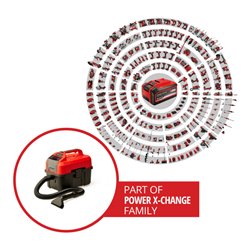 Einhell Akku-Nass-Trockensauger TE-VC 18/10 Li-Solo