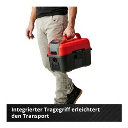 Einhell Akku-Nass-Trockensauger TE-VC 18/10 Li-Solo