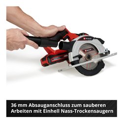 Einhell Akku-Handkreissäge TE-CS 18/165-1 Li - Solo