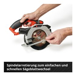 Einhell Akku-Handkreissäge TE-CS 18/150 Li - Solo