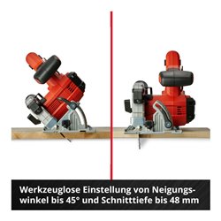 Einhell Akku-Handkreissäge TE-CS 18/150 Li - Solo