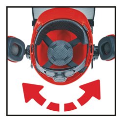 Einhell Forstschutzhelm Forstschutzhelm (BG-SH 2)