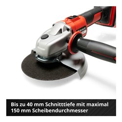 Einhell Professional Akku-Winkelschleifer TE-AG 18/150 Li BL - Solo
