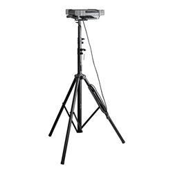 Brennenstuhl Stabiles Stahlstativ für Baustrahler TS 300, höhenverstellbar von 130-300cm, bis max. 20kg