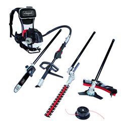 Scheppach 4in1 Benzin-Backpack-Multitool 51,7 cc 1.8 PS