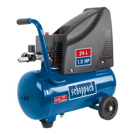 Scheppach Kompressor HC25o Scheppach mit 14-teiligem Zubehörset - 220-240 V 50 Hz 1100 W - 24L