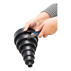 Scheppach Absaugadapter für Scheppach Absauganlagen 7-stufig Ø35-150 mm Flexibel