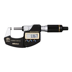 Mitutoyo Digitale Bügelmessschraube mit Datenausgang, Messbereich: 0-25 mm