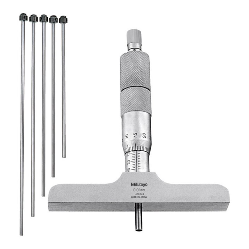 Mitutoyo Tiefenmessschraube, Messbereich: 0-150 mm