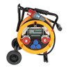 Brobusta CEE 2 FI IP44 Gewerbe-/Baustellen-Kabeltrommel mit Wagen 30m H07RN-F 5G4,0