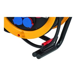 Brobusta CEE 2 FI IP44 Gewerbe-/Baustellen-Kabeltrommel mit Wagen 30m H07RN-F 5G4,0