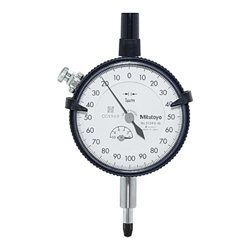 Mitutoyo Feinmessuhr stoßgeschützt, Messbereich / Gehäuse-Durchmesser: 5/58 mm