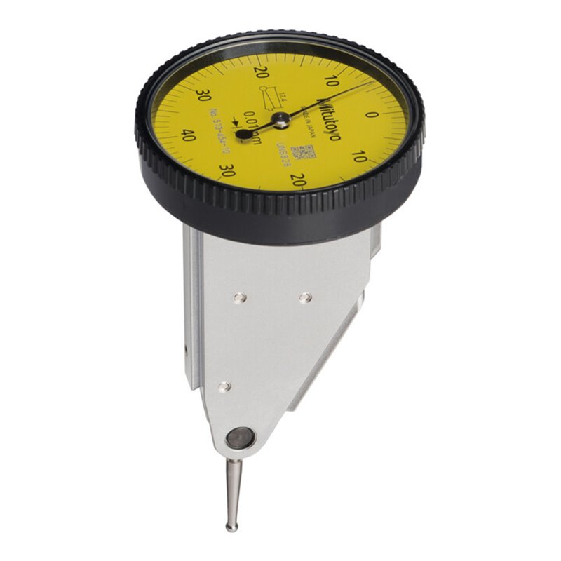 Mitutoyo Fühlhebelmessgerät mit horizontaler Uhr Tastarmlänge 17,4 mm, Messbereich je Richtung / Gehäuse-Durchmesser: 0,4/39 mm