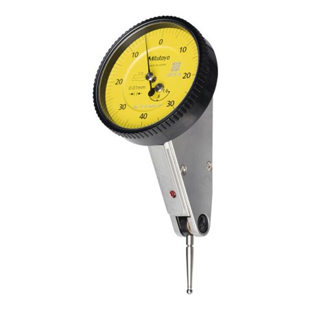 Mitutoyo Fühlhebelmessgerät mit schräg stehender Uhr, Messbereich je Richtung / Gehäuse-Durchmesser: 0,8/39 mm