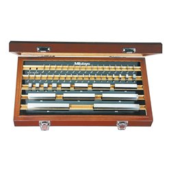 Mitutoyo Parallel-Endmaß-Satz Toleranzklasse 1, Anzahl Endmaße: 47