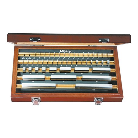 Mitutoyo Parallel-Endmaß-Satz Toleranzklasse 1, Anzahl Endmaße: 47