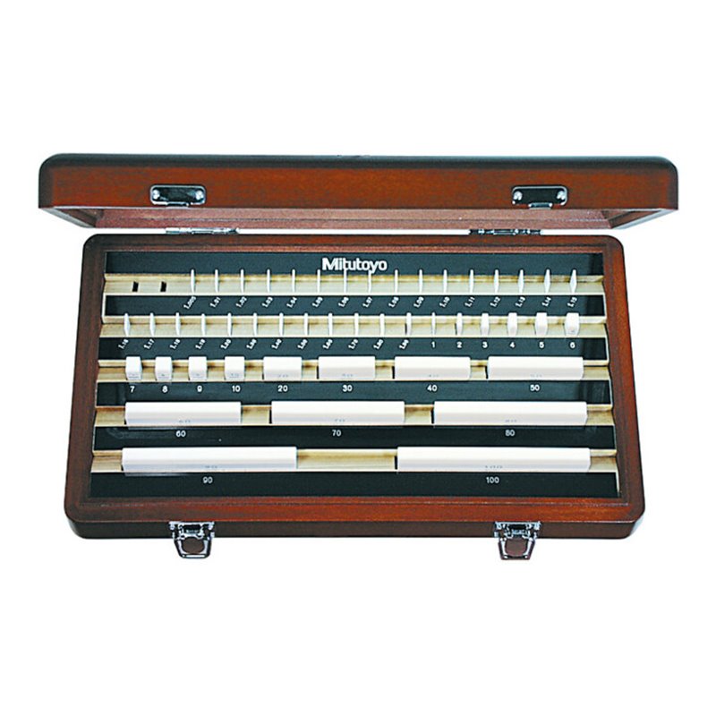 Mitutoyo Endmaß-Satz Keramik Toleranzklasse 1, Anzahl Endmaße: 47