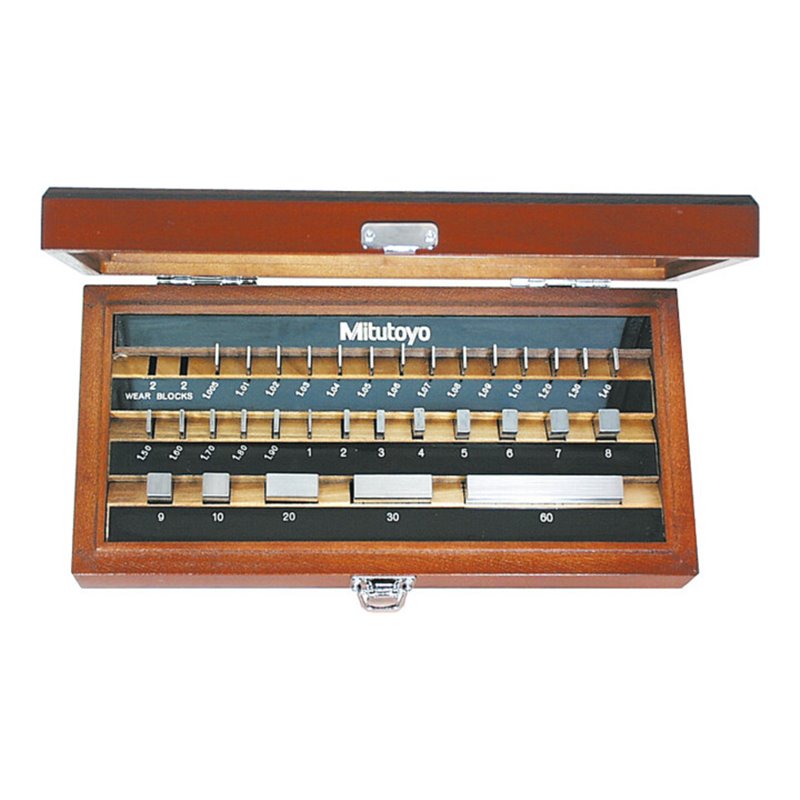 Mitutoyo Parallel-Endmaß-Satz Toleranzklasse 1, Anzahl Endmaße: 32