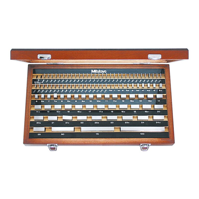 Mitutoyo Parallel-Endmaß-Satz Toleranzklasse 1, Anzahl Endmaße: 103