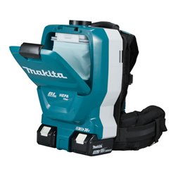 Makita Rückentragbarer Staubsauger DVC261ZX11 mit 2x18V-Antrieb