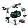 Metabo Akkuset Combo Set Metall 4.1 LiHD GB 18 LTX BL Q I + WB 18 LTX BL 125 Quick + SSW 18 LTX 400 BL + ULA Werkzeugtasche